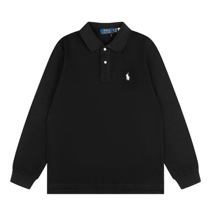 [New] Ralph Lauren Small Logo Long Sleeve Polo Shirt