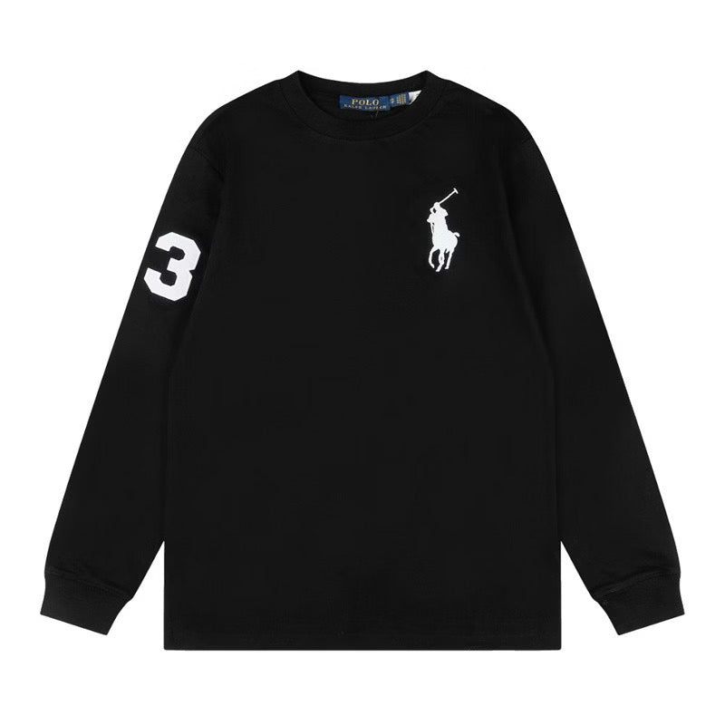 [New] Ralph Lauren Big Pony Long Sleeve Tee