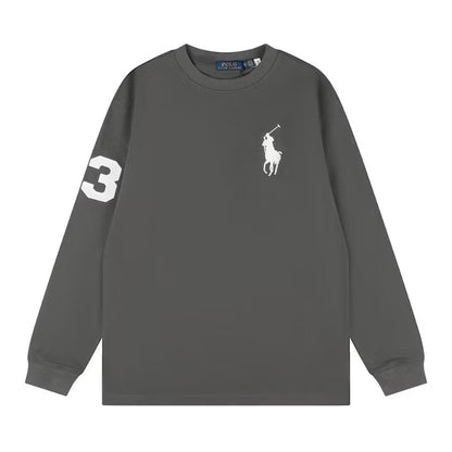 [New] Ralph Lauren Big Pony Long Sleeve Tee