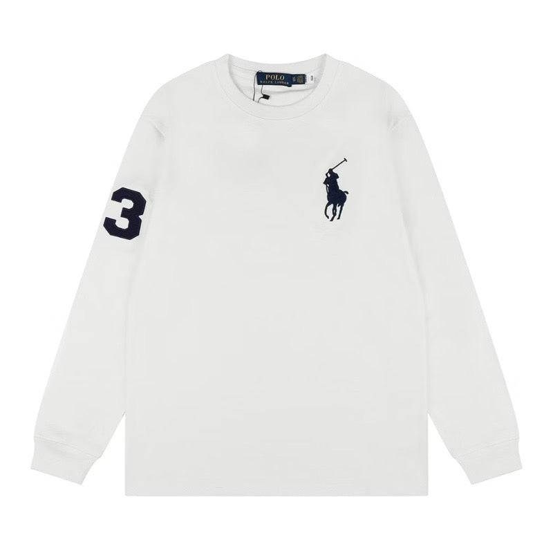 [New] Ralph Lauren Big Pony Long Sleeve Tee