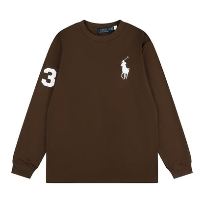 [New] Ralph Lauren Big Pony Long Sleeve Tee