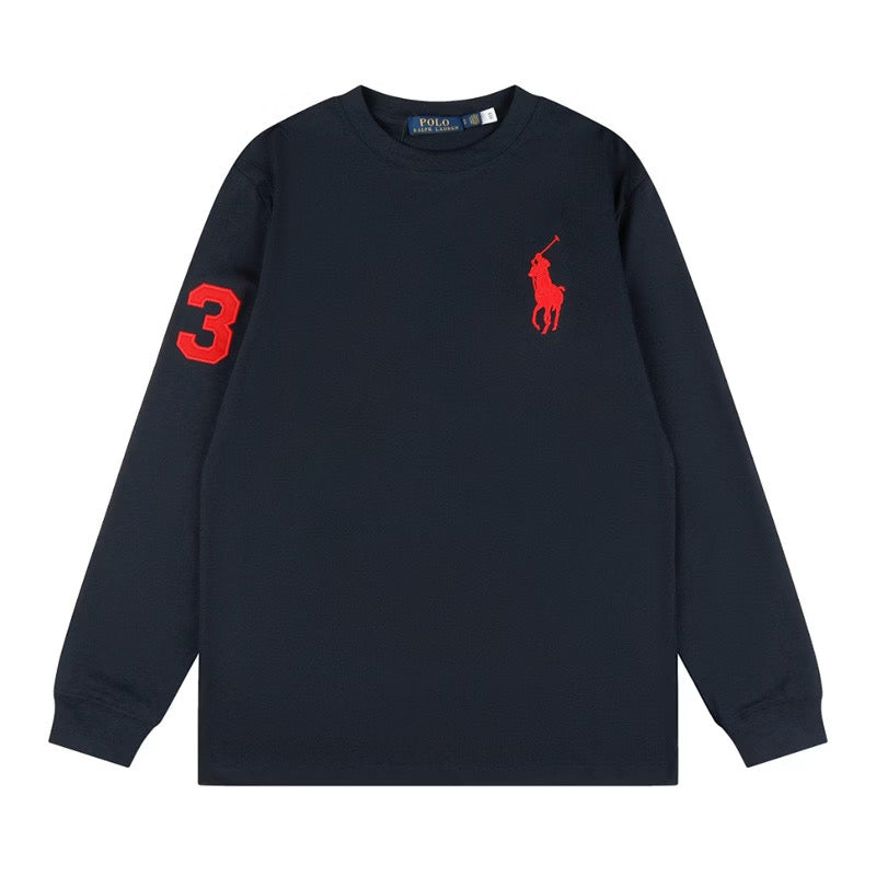 [New] Ralph Lauren Big Pony Long Sleeve Tee