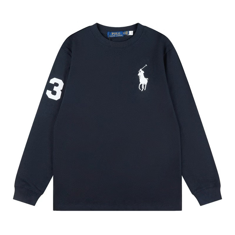 [New] Ralph Lauren Big Pony Long Sleeve Tee