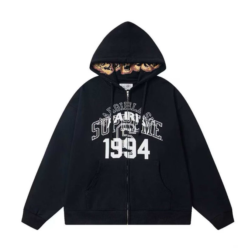 [New] Supreme x Maison Margiela Zip Up Hoodie