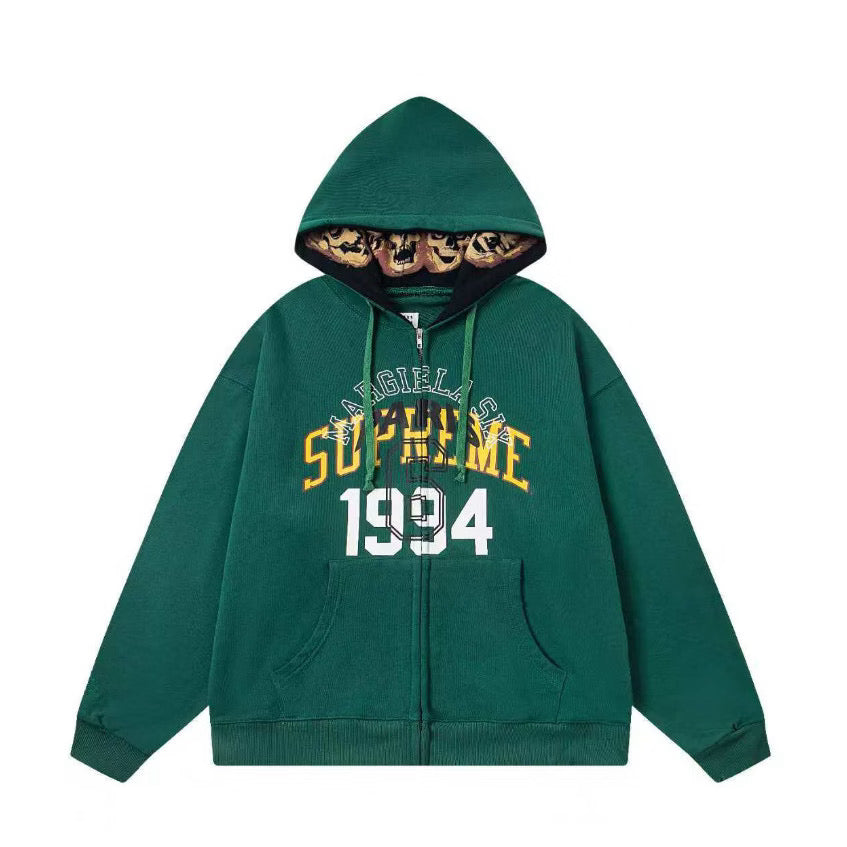 [New] Supreme x Maison Margiela Zip Up Hoodie