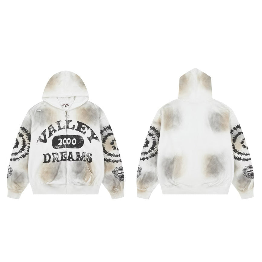 [New] Vale Forever '2000' Graphic Zip Up Hoodie