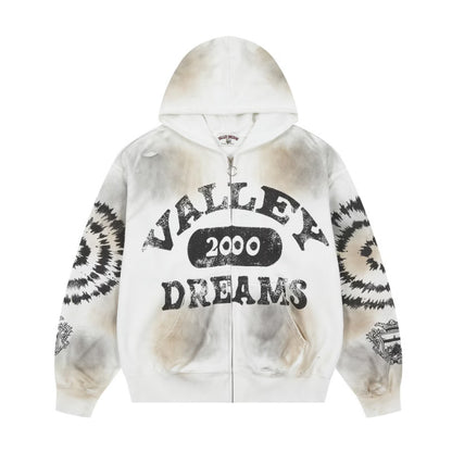 [New] Vale Forever '2000' Graphic Zip Up Hoodie