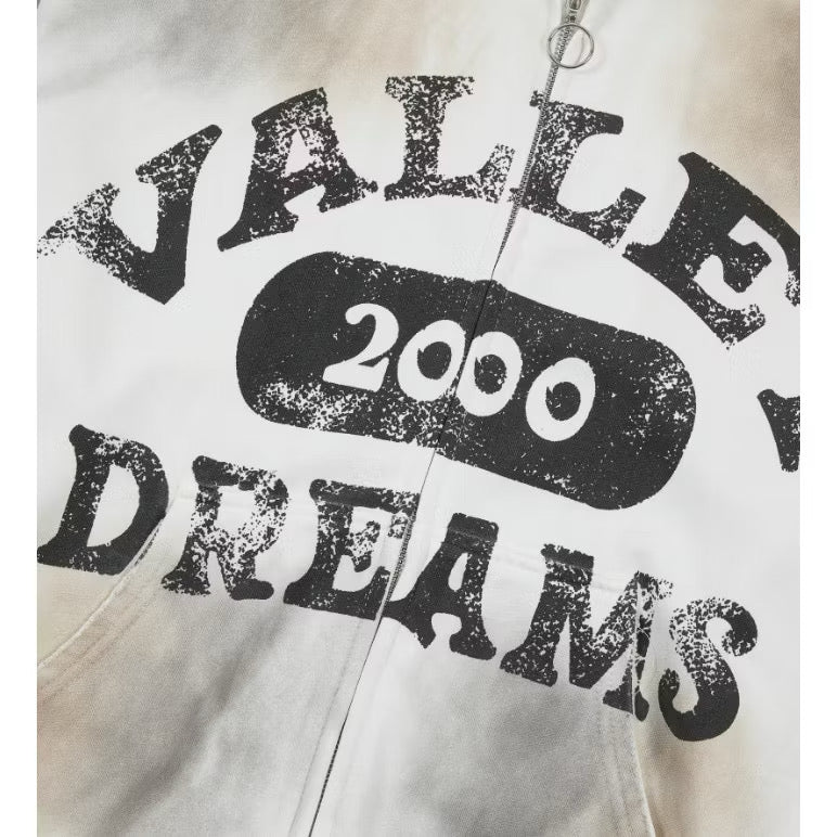 [New] Vale Forever '2000' Graphic Zip Up Hoodie