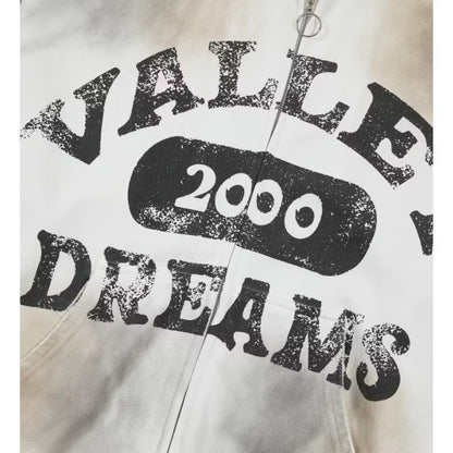 [New] Vale Forever '2000' Graphic Zip Up Hoodie
