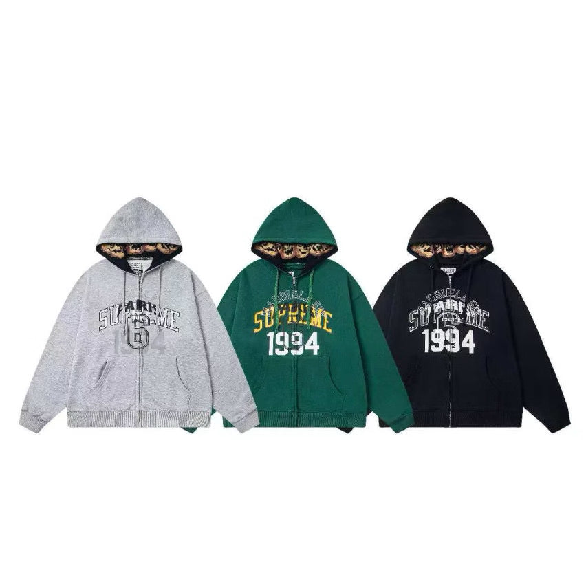 [New] Supreme x Maison Margiela Zip Up Hoodie