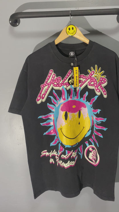 [New] Hellstar 'Smiley' Washed Tee